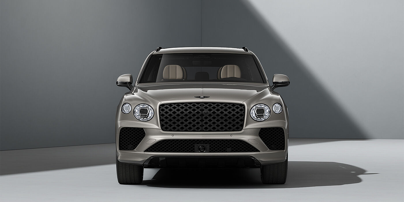 Bach Premium Cars GmbH Bentayga EWB Artenara Edition SUV in Pale Brodgar paint with 22" Mulliner Gloss black wheel full front