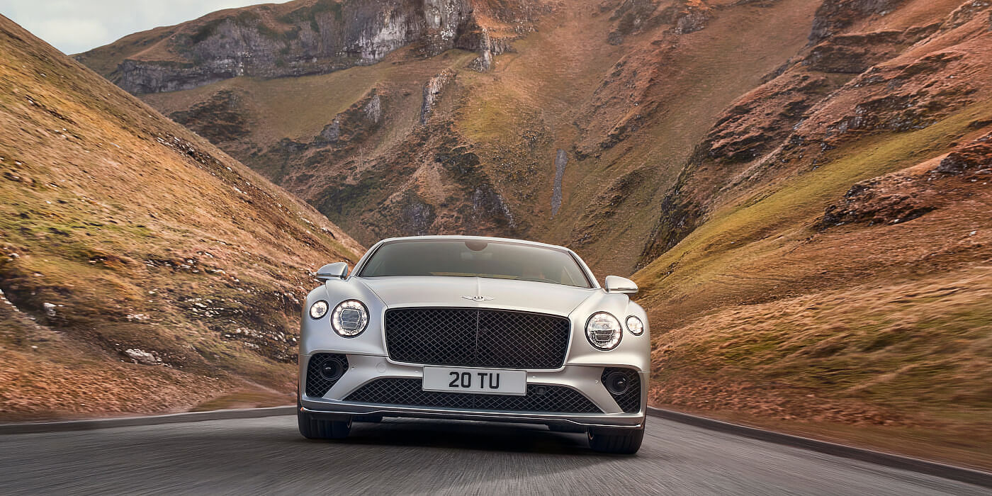 Bach Premium Cars GmbH Bentley Continental GT Speed coupe in Extreme White Satin paint full front dynamic