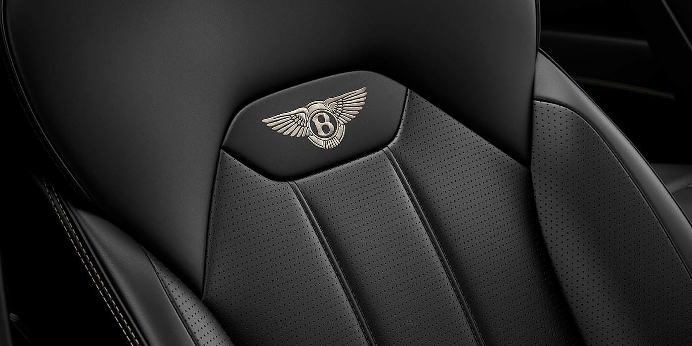 Bach Premium Cars GmbH Bentley Bentayga EWB SUV Beluga black leather seat detail