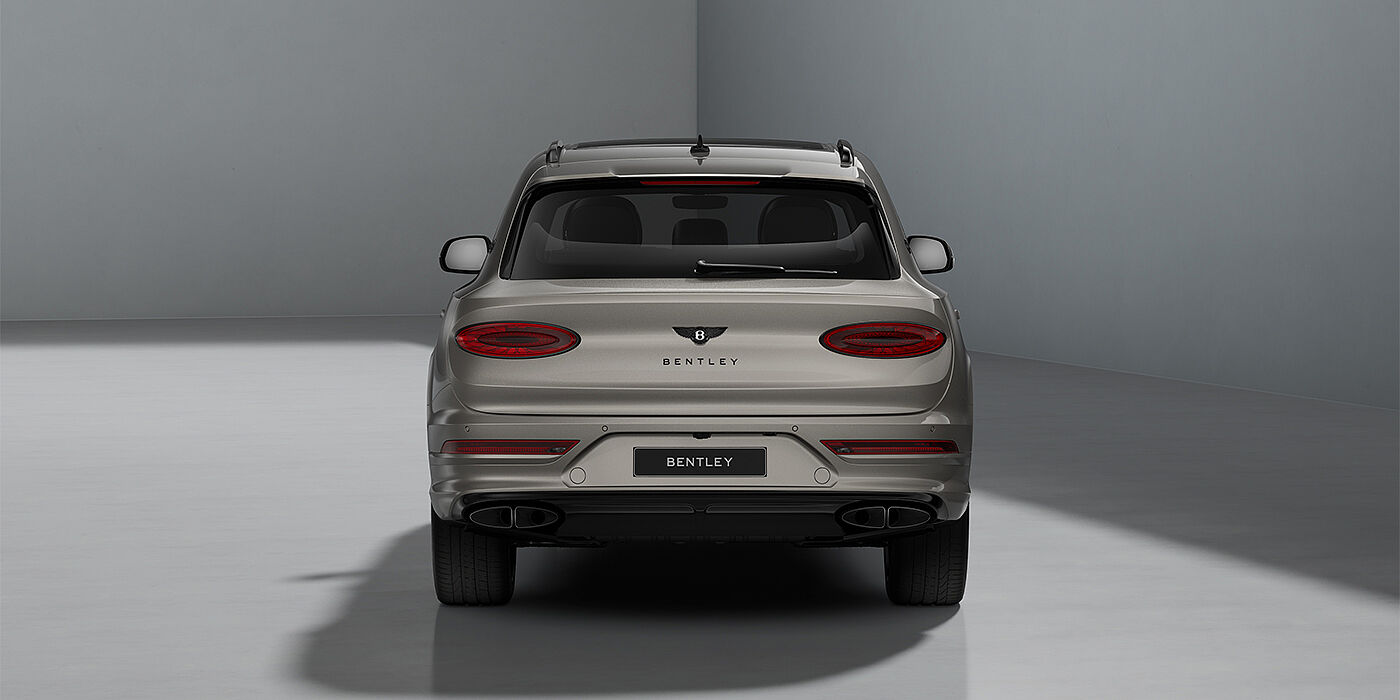 Bach Premium Cars GmbH Bentayga EWB Artenara Edition SUV in Pale Brodgar paint with 22" Mulliner Gloss black wheel full rear