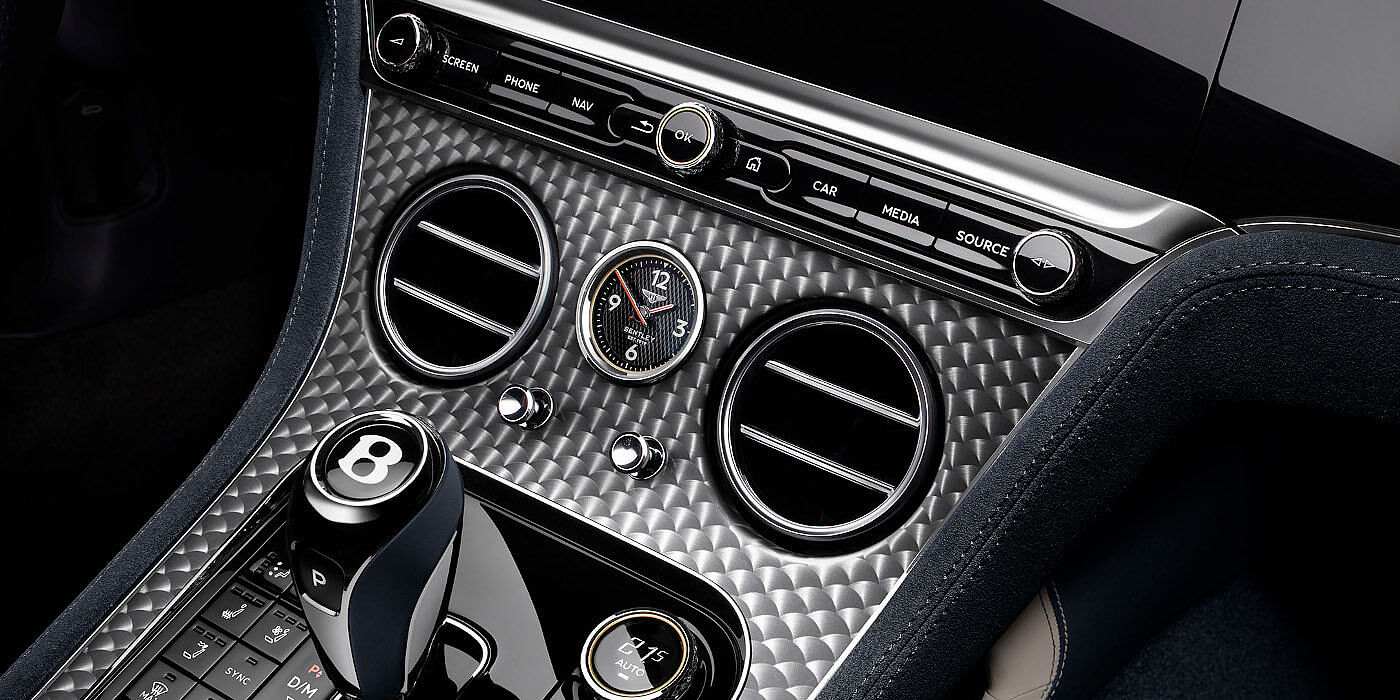 Bach Premium Cars GmbH Bentley Continental GTC Speed convertible front interior engine spin veneer detail