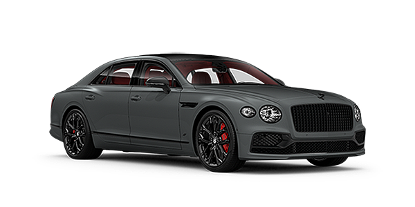 Bach Premium Cars GmbH Bentley Flying Spur S front three quarter in Cambrian Grey paint