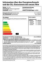 Bentley Bentayga Azure 2025 information über den energieverbrauch und die co2-emissionen des neuen pkw