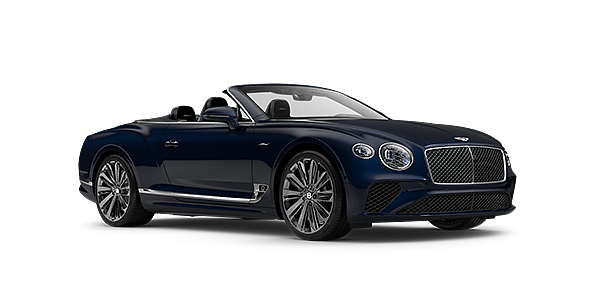 Bach Premium Cars GmbH Bentley GTC Speed convertible in Moroccan Blue paint front 34