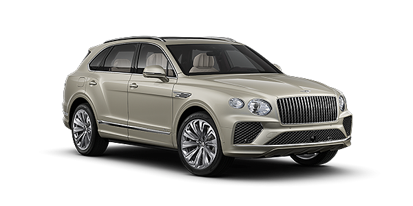 Bach Premium Cars GmbH Bentley Bentayga Azure SUV in White Sand paint and 22" Ten Spoke Polished wheels – front 3/4