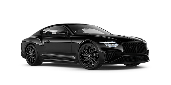 Bach Premium Cars GmbH Bentley Continental GT Black Edition coupe front three quarter in Onyx black paint