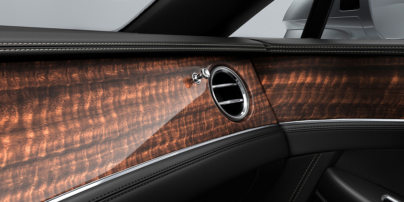 Bach Premium Cars GmbH Bentley Continental GTC convertible Dark Fiddleback Eucalyptus veneer detail