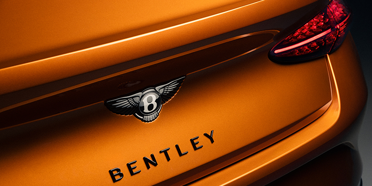 Bach Premium Cars GmbH Bentley Continental GTC Black Edition convertible rear boot detail with Black Bentley Wings badge